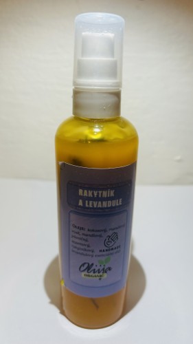 Olej na obličeje a tělo Rakytník a levandule, 150 ml